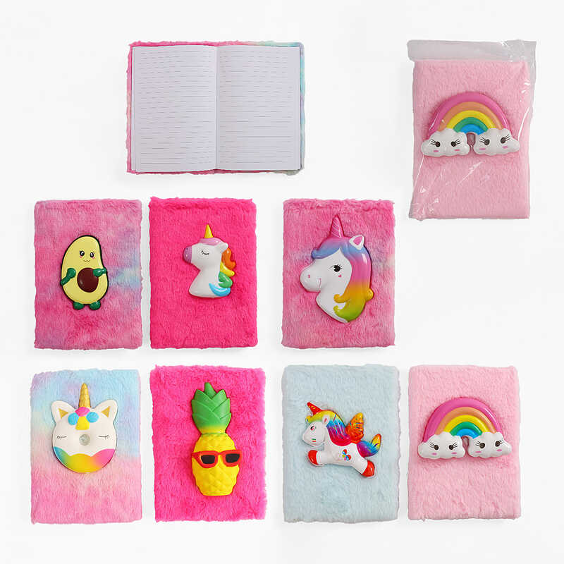 Блокнот М 18139 (120) ароматизований сквіш, 15 х 21 см, хутряна обкладинка, у лінійку, у пакеті, ВИДАЄТЬСЯ МІКС ВИДІВ Блокнот М 18139 (120) ароматизований сквіш, 15 х 21 см, хутряна обкладинка, у лінійку, у пакеті, ВИДАЄТЬСЯ МІКС ВИДІВ