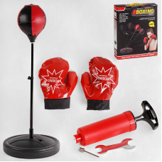 Боксерський набір 320-33 (24/2) груша, рукавички, насос, в коробці