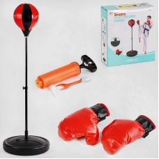 Боксерський набір 865 (24/2) висота 103 см, діаметр груші 18,5 см, у коробці