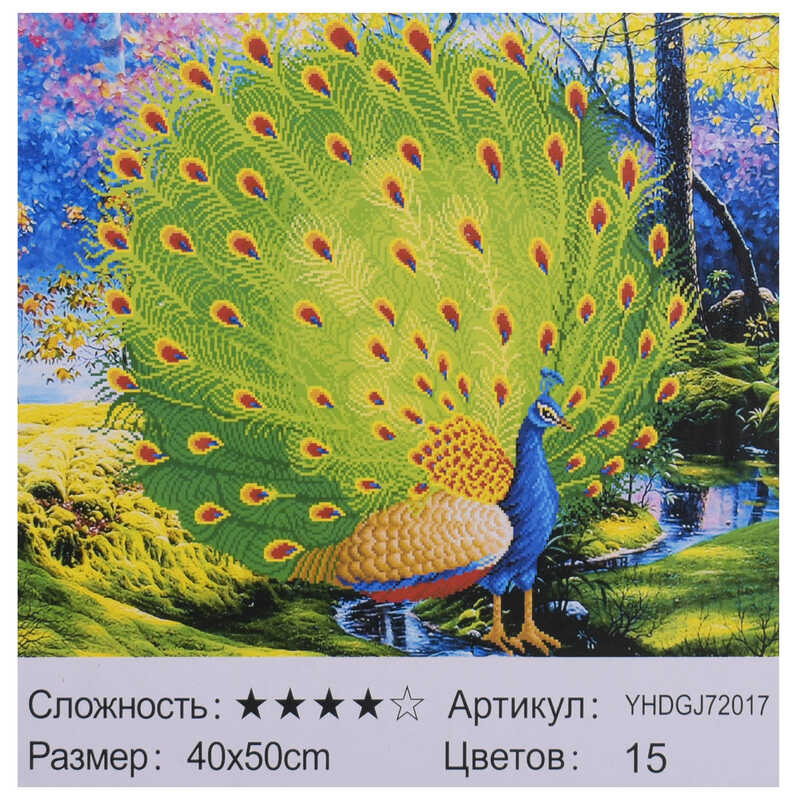 Картина за номерами + Алмазна мозаїка 2в1 YHDGJ 72017 (30) “TK Group“, 50х40см, в коробці