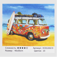 Картини за номерами HCEG 30619 (30) “TK Group“, “Відпустка“, 40*30см, у коробці  