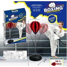 Боксерський набір FX 610-1 (12) груша, стійка, насос, регульована висота, в коробці