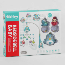 Карусель 648 A-56 (12/2) 4 брязкальця, мелодія, проєктор, в коробці