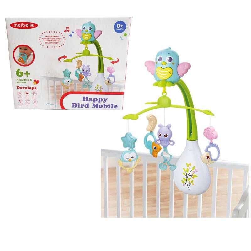 Карусель музична 03107 (18) мелодії та звуки природи, брязкальця, прорізувачі, в коробці