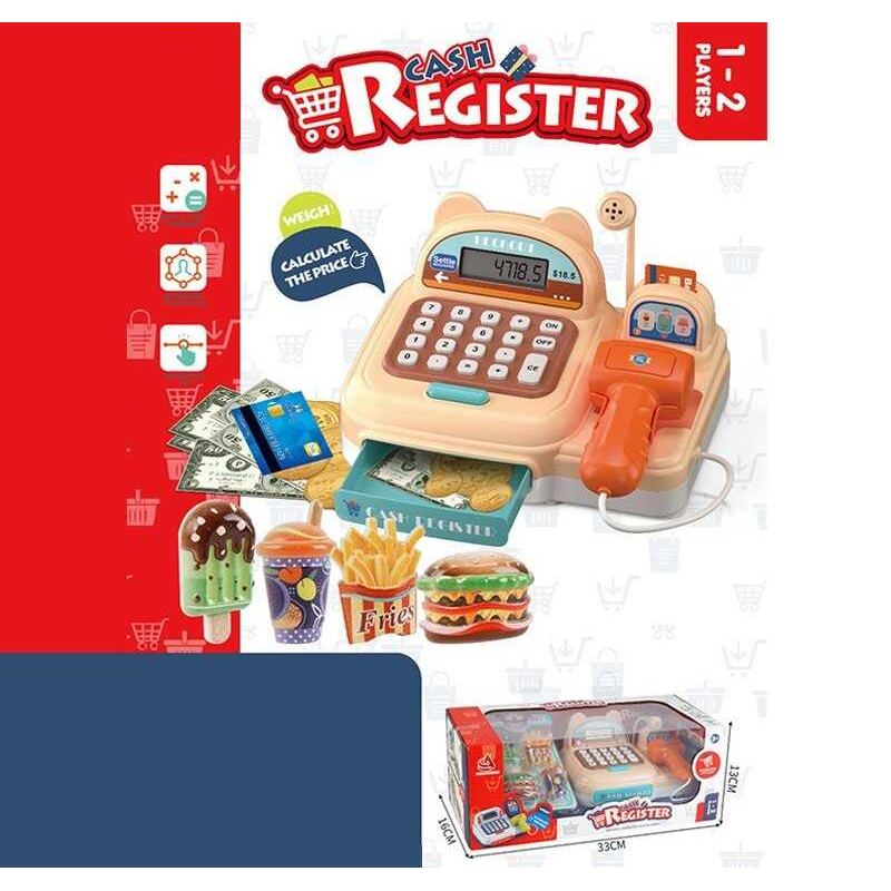 Касовий апарат CF 8235 (48/2) функціональний калькулятор, сканер, звук, підсвічування, висувна шухляда, аксесуари, в коробці