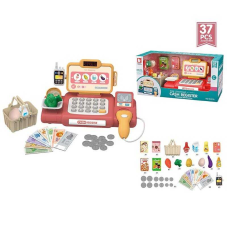 Касовий апарат G 237 A Штрих - 1004 (20) ЧЕРВОНИЙ, звук, калькулятор, сканер, ваги, кошик, продукти, гроші, оплата карткою, в коробці