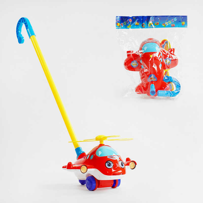 Каталка 0512 (48/2) “Вертоліт“, на паличці, з дзвіночком, у пакеті Каталка 0512 (48/2) “Вертоліт“, на паличці, з дзвіночком, у пакеті