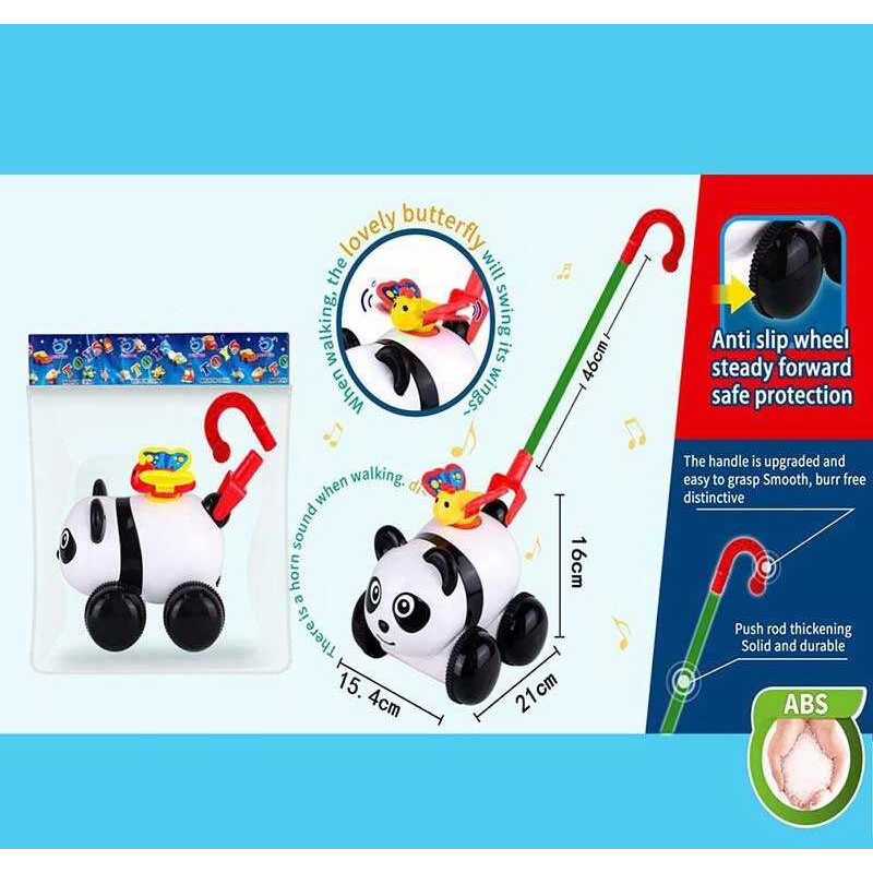 Каталка 0523 (60/2) пискавка, рухомі елементи, 21х15.4х46 см, в пакеті