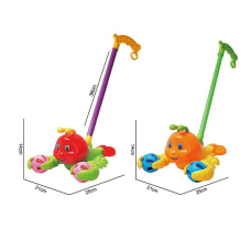 Каталка 198-13 (96/2) 2 види, “Омар“, брязкальця, висота 38 см, в пакеті