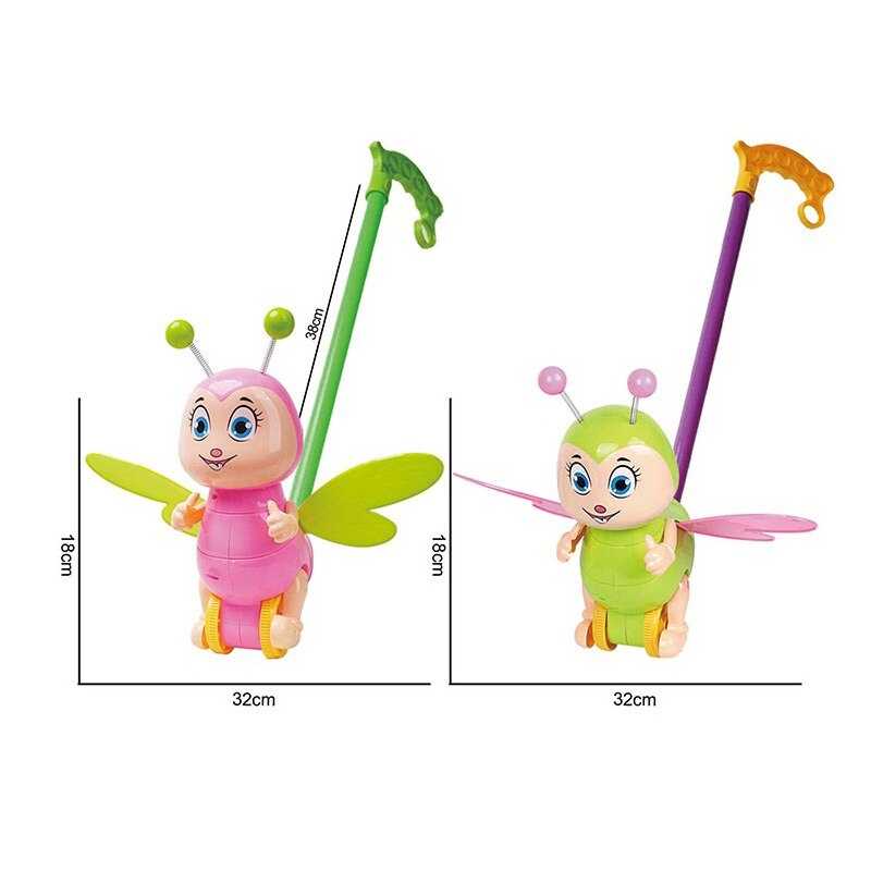 Каталка 198-18 (72/2) 2 види, “Метелик“, рухливі елементи, висота 38 см, в пакеті