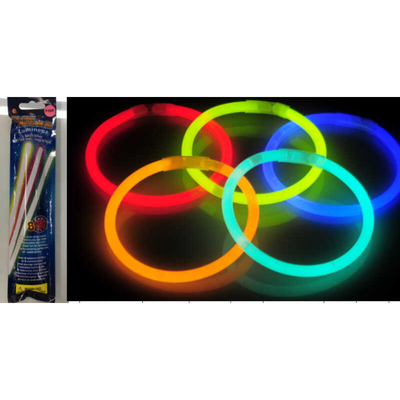 Браслет неоновий С 66389 (432) ЦІНА ЗА 1 ПАКЕТ, 8 штук в пакеті