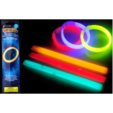 Браслет неоновий С 66390 (720) ЦІНА ЗА 1 ПАКЕТ ширина 2 см