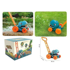 Каталка MJ 349 (12) “Динозавр“, мильна установка, пляшечка з розчином, в коробці