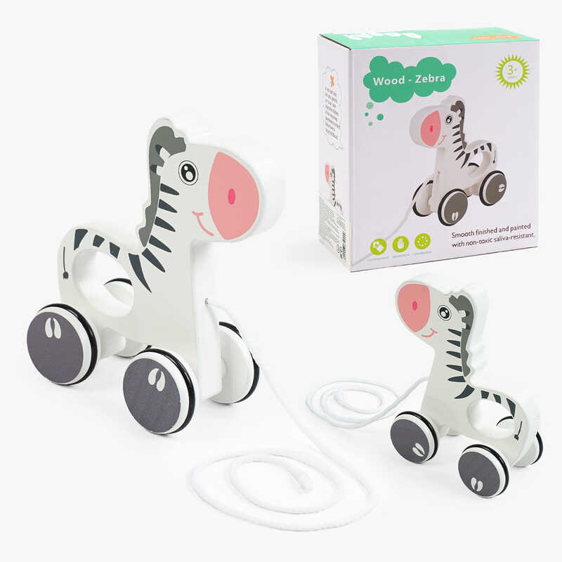 Каталка дерев“яна C 65000 (45) мотузочка, у коробці