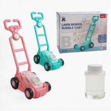 Каталка з мильними бульбашками 525 (24) 2 кольори, на батарейках, 25.2х19х47, підсвічування, в коробці