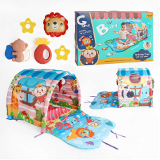 Ігровий килимок 918-002 (18) 4в1, тунель, ігрові елементи, в коробці