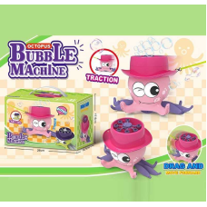 Каталка з мильними бульбашками BBX 801 Штрих = 90042 (36/2) “Восьминіг“, акумулятор - 3.7 V, розмір:  27х15.5х19 см, USB-кабель, автоматичне видування бульбашок, 2 пляшечки з мильним розчином, мотузка, тримач, рухомі елементи, в коробці