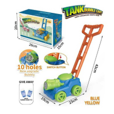 Каталка з мильними бульбашками P 099 (8) на батарейках, підсвітка, мильні розчини, 10 отворів, в коробці