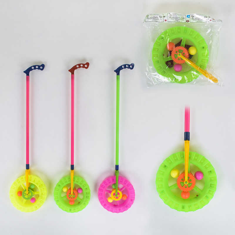 Каталка-колесо 866 А (240/2) 3 кольори, світло, тріскачка, 1 шт у пакеті, ВИДАЄТЬСЯ ТІЛЬКИ МІКС ВИДІВ Каталка-колесо 866 А (240/2) 3 кольори, світло, тріскачка, 1 шт у пакеті, ВИДАЄТЬСЯ ТІЛЬКИ МІКС ВИДІВ