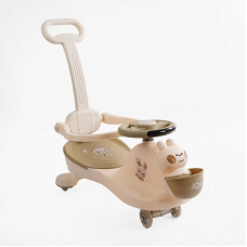 Каталка-толокар JOY LD-821-52 (1) колеса PU зі світлом, музика та світло, захисний бампер, батьківська ручка, в коробці