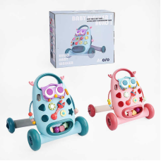 Каталка-Ходунки K 5 (6) 2 види, музика, підсвічування, сортрер, пальчикові ігри, брязкальця, в коробці