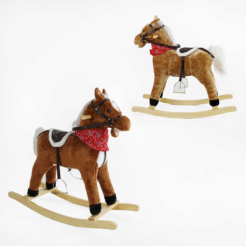 Качалка-гойдалка музична B 38760 (8) 2 кольори, “Кінь”, 73х29х75 см, пісня англ. мовою, рухається хвіст, відкривається рот, в пакеті Качалка-гойдалка музична B 38760 (8) 2 кольори, “Кінь”, 73х29х75 см, пісня англ. мовою, рухається хвіст, відкривається рот, в пакеті