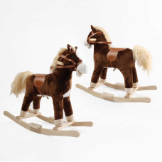 Качалка-гойдалка музична C 73321 (8) “Кінь”, 72х28х65 см, звуки, рухається хвіст, відкривається рот, в пакеті