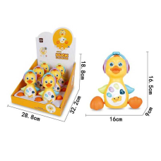 Каченя музичне 8863 A (8/2) підсвічування, мелодії, звуки, музика, рухається, ЦІНА ЗА 6 ШТУК В БЛОЦІ