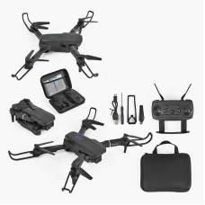 Квадрокоптер на радіокеруванні E 88 B (36) 2 кольори, пульт 2.4 GHz, акумулятор 3.7V, 4К Wi-Fi HD-камера, у валізі