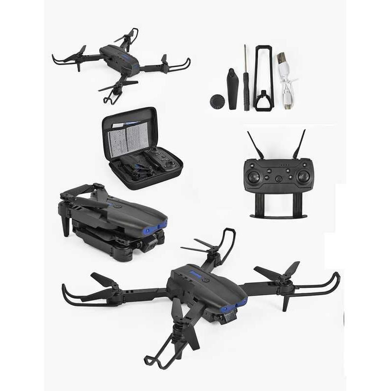 Квадрокоптер на радіокеруванні E 99 B (36) пульт 2.4 GHz, акумулятор 3.7V, 4К Wi-Fi HD-камера, у валізі