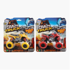 Квадроцикл 86668 A (96/2) 2 види, гумові колеса, амортизація, інерція, 13.5х10х10 см, на листі