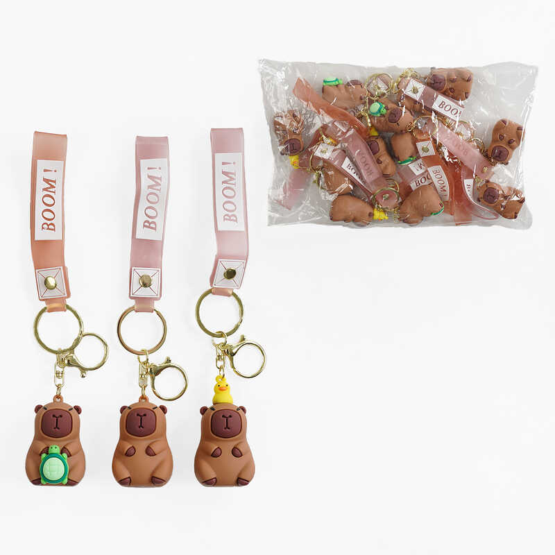 Брелок C 69951 (50) ЦІНА ЗА 12 ШТУК В УПАКОВЦІ, “Капібара”, в пакеті