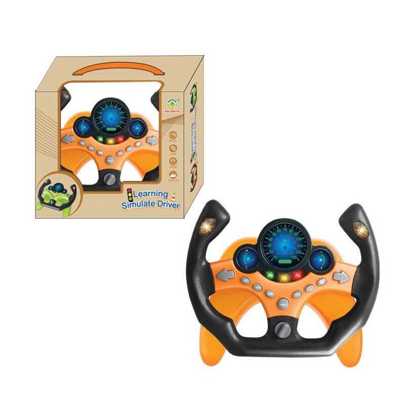 Кермо 2192 D (36/2) фрази англійською, підсвічування панелі і поворотників, звук. ефекти світлофора, сирени, мелодії, підставка з присосками, в коробці Кермо 2192 D (36/2) фрази англійською, підсвічування панелі і поворотників, звук. ефекти світлофора, сирени, мелодії, підставка з присосками, в коробці