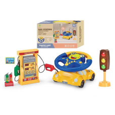 Кермо 2192 E-47 Штрих=91722 (24) ЖАБКА, світлофор, заправна станція, підсвічування, звук, мелодії, машина-підставка, в коробці