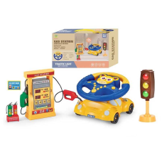 Кермо 2192 E-47 Штрих=91739 (24) СОВА, світлофор, заправна станція, підсвічування, звук, мелодії, машина-підставка, в коробці