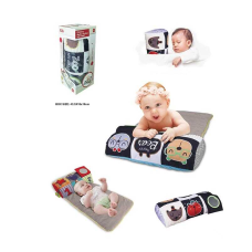 Килимок 023-78 С (16) КОЛІР ЗЕЛЕНИЙ, 75х42 см, м’який, валик з ігровими елементами, у коробці