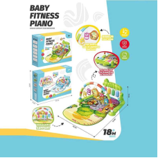 Килимок 1688-61 (30) піаніно, мелодії, підсвічування, 4 брязкальця, в коробці