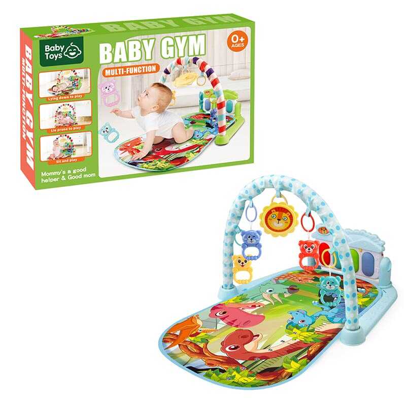 Килимок 226-16 Штрих = 50204 (24) мелодії, підсвічування, брязкальця, у коробці