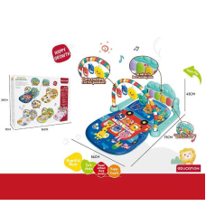 Килимок 368-82 L (24) піаніно, мелодії, підсвічування, 5 підвісок, брязкальця, в коробці