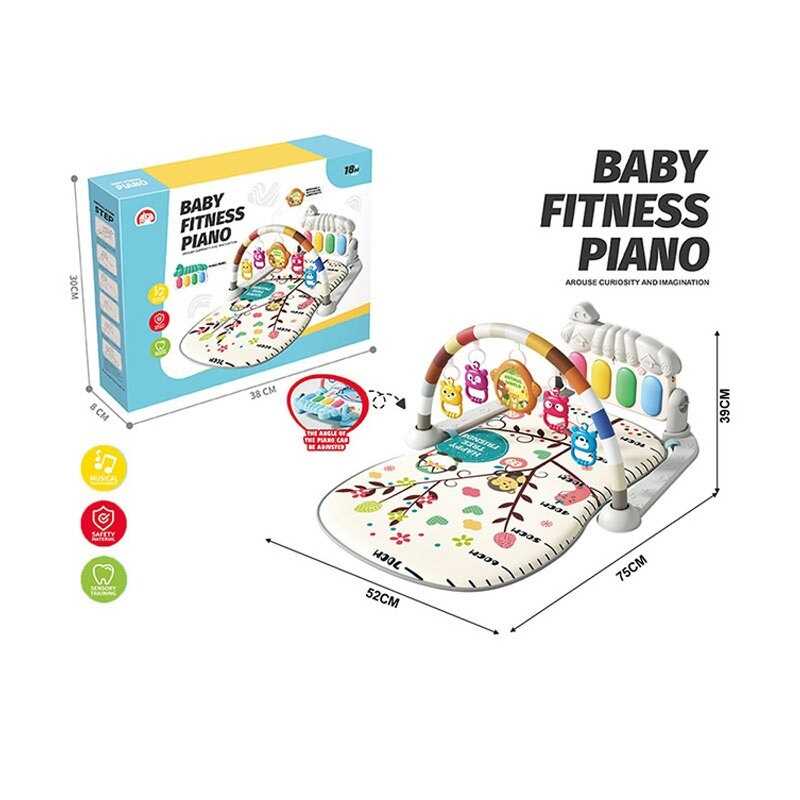 Килимок 688-26 (36) піаніно, мелодії, підсвічування, 4 брязкальця, в коробці