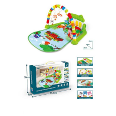 Килимок 973 (24) піаніно, мелодії, підсвічування, 4 брязкальця, дзеркальце, в коробці