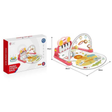 Килимок HE 0636 (12) знімна панель, пискавки, підсвічування, Bluetooth, мелодії, 5 підвісок, люстерко, режими гучності, в коробці