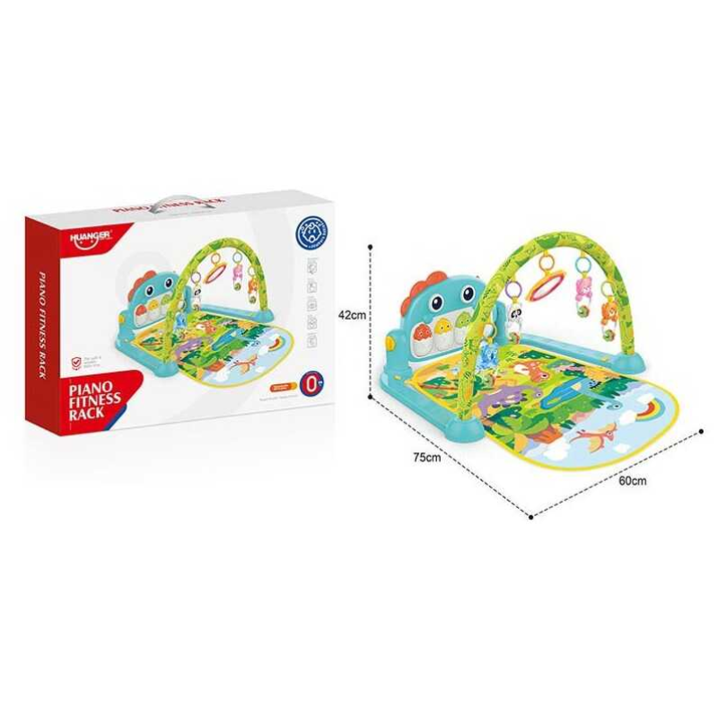 Килимок HE 0643 (12) знімна панель, підсвічування, мелодії, 5 підвісок, в коробці