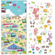 Килимок ігровий (ТЕРМО) 2-х сторонній EVA D-30122 (20) 180х200х0.8см, в сумці