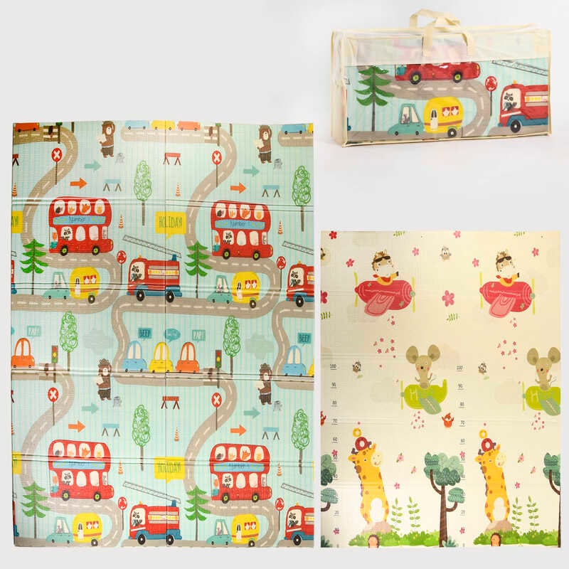 Килимок ігровий (ТЕРМО) 2-х сторонній EVA В-50015 (20) 180х150х0.8см, в сумці