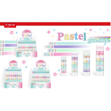 Клей-олівець C 72710 (36) ЦІНА ЗА 20 ШТУК В БЛОЦІ, різноколірний, 15 грамів, в коробці