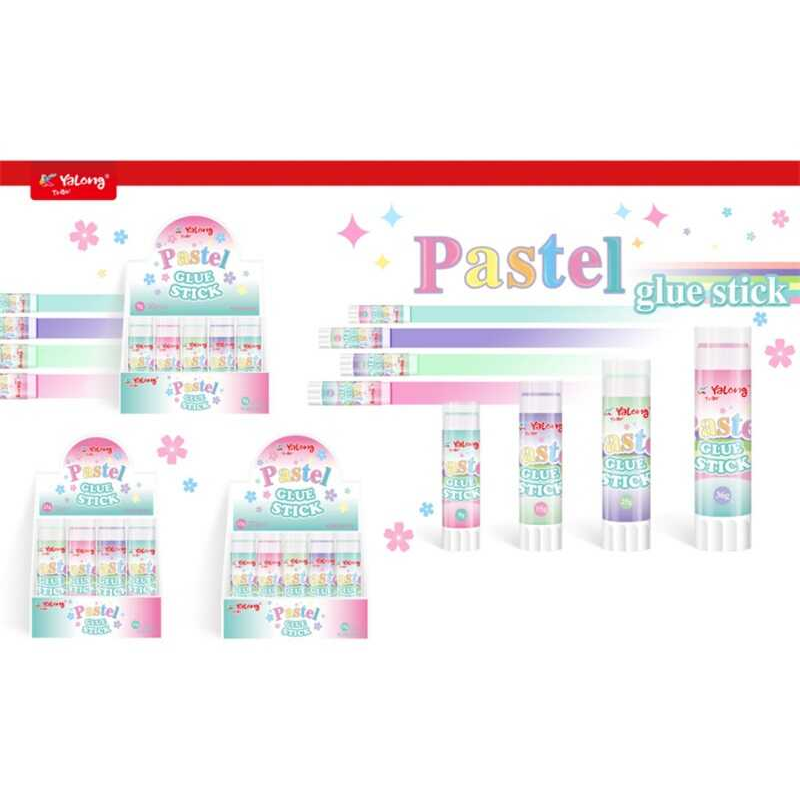 Клей-олівець C 72710 (36) ЦІНА ЗА 20 ШТУК В БЛОЦІ, різноколірний, 15 грамів, в коробці