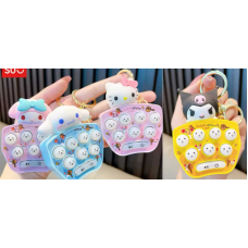 Брелок C 70879 (50) ЦІНА ЗА 12 ШТУК В БЛОЦІ, герой, металева фурнітура, підсвічування, звуки, на батарейках, пальчикова гра, в пакеті