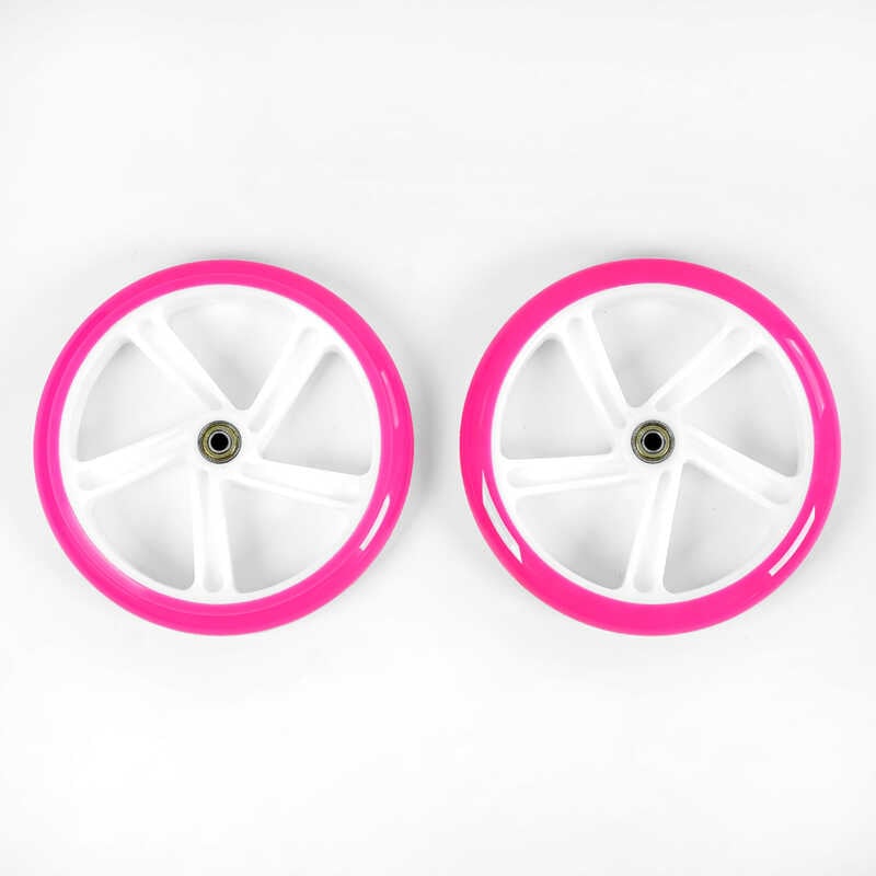 Колесо для самоката PU-2007/201 (21) розмір 200 мм, ЦІНА ЗА 2 ШТУКИ В УПАКОВЦІ