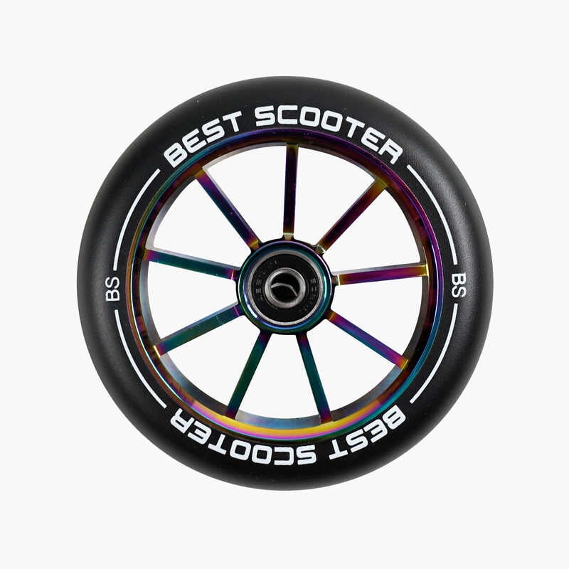 Колесо для трюкового самоката SKL-1587/120 (120) “Best Scooter“, колір МУЛЬТИКОЛОР, 120 мм PU, підшипник ABEC-9 Колесо для трюкового самоката SKL-1587/120 (120) “Best Scooter“, колір МУЛЬТИКОЛОР, 120 мм PU, підшипник ABEC-9